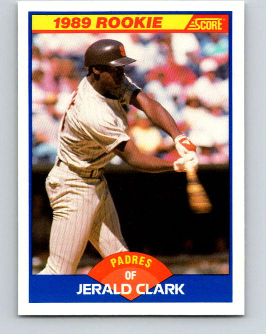 1989 Score #644 Jerald Clark Mint RC Rookie San Diego Padres