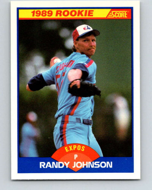 1989 Score #645 Randy Johnson Mint RC Rookie Montreal Expos