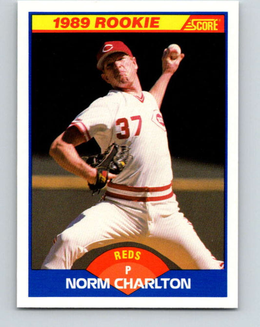 1989 Score #646 Norm Charlton Mint RC Rookie Cincinnati Reds