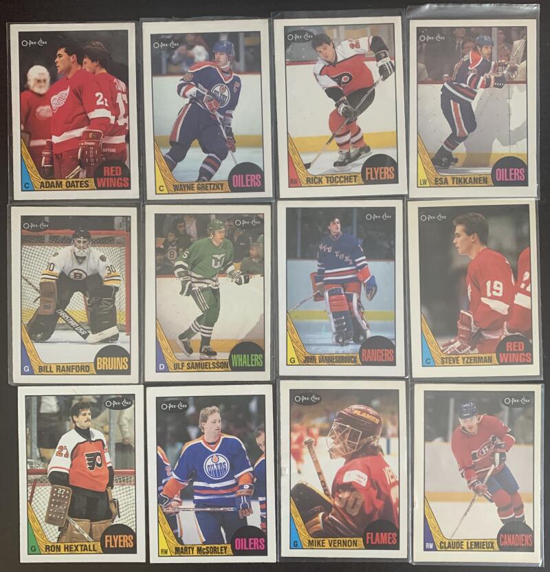 1987-88 O-Pee-Chee Complete Set 1-264 Ex-Mint Vintage Hockey *0147