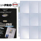 Ultra Pro Platinum - 9 Pocket Pages Sheets Protectors - 100 Sheet Box Image 1