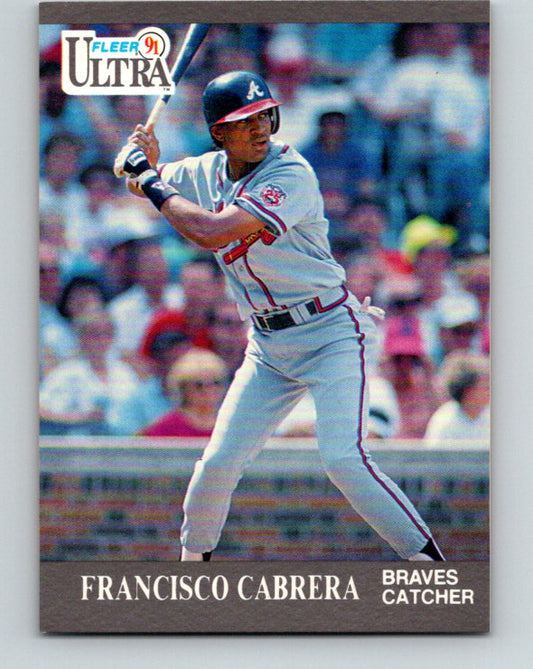 1991 Ultra #3 Francisco Cabrera Mint Atlanta Braves
