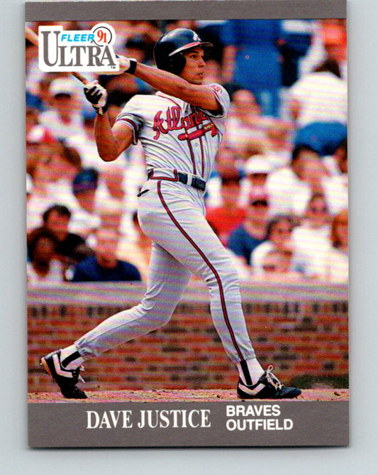 1991 Ultra #7 David Justice Mint Atlanta Braves
