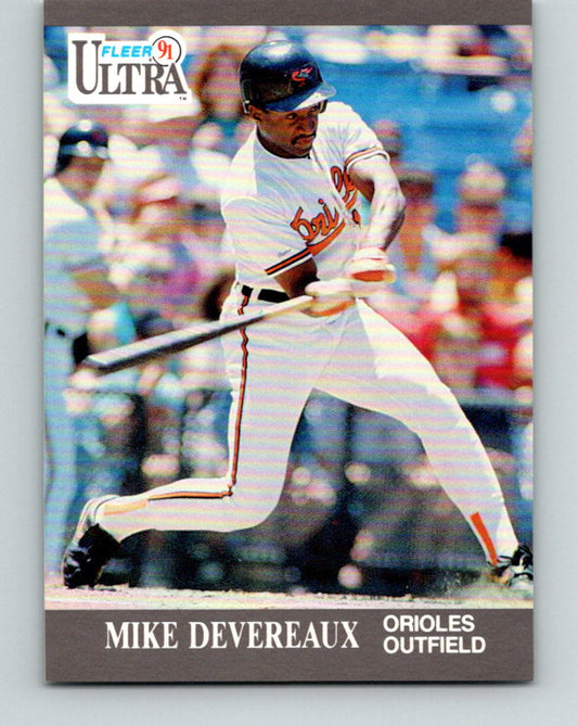1991 Ultra #15 Mike Devereaux Mint Baltimore Orioles