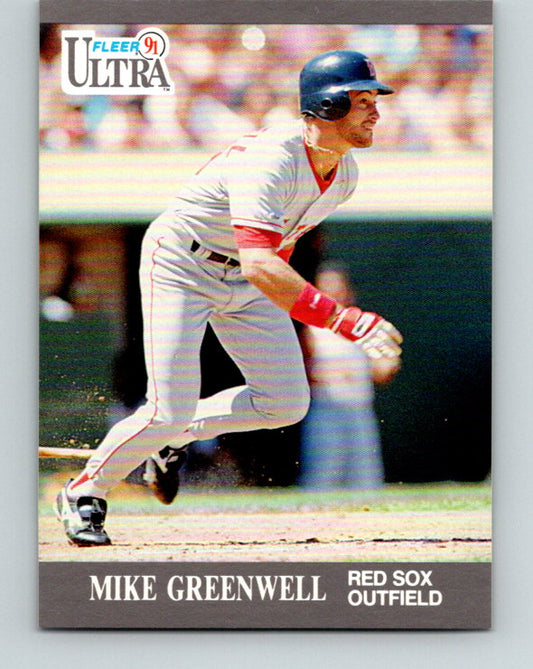 1991 Ultra #32 Mike Greenwell Mint Boston Red Sox