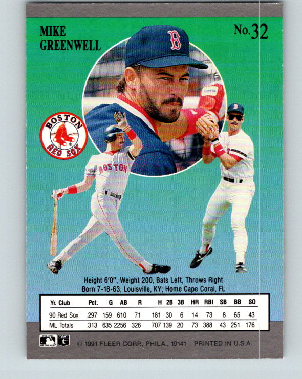 MIKE GREENWELL Baseball Cards (8) Lot A