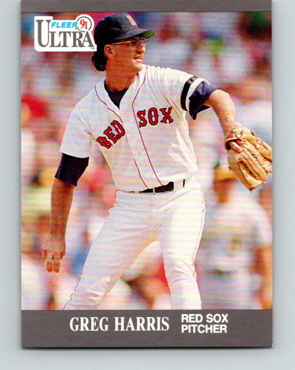 1991 Ultra #33 Greg Harris Mint Boston Red Sox