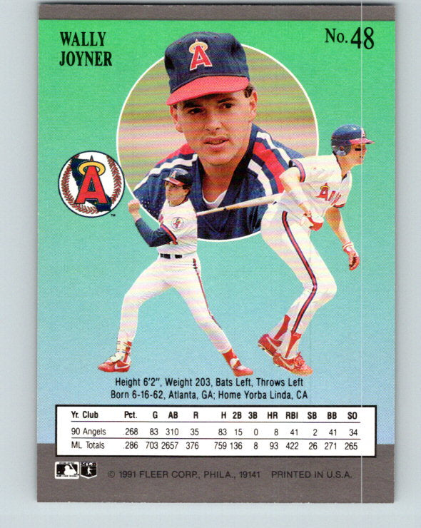 1991 Ultra #48 Wally Joyner Mint California Angels