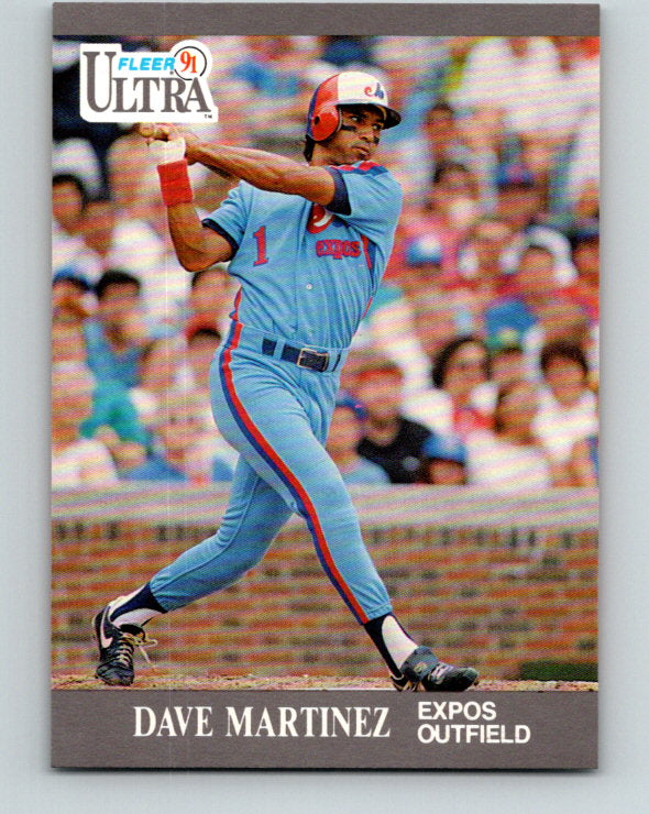 1991 Ultra #205 Dave Martinez Mint Montreal Expos