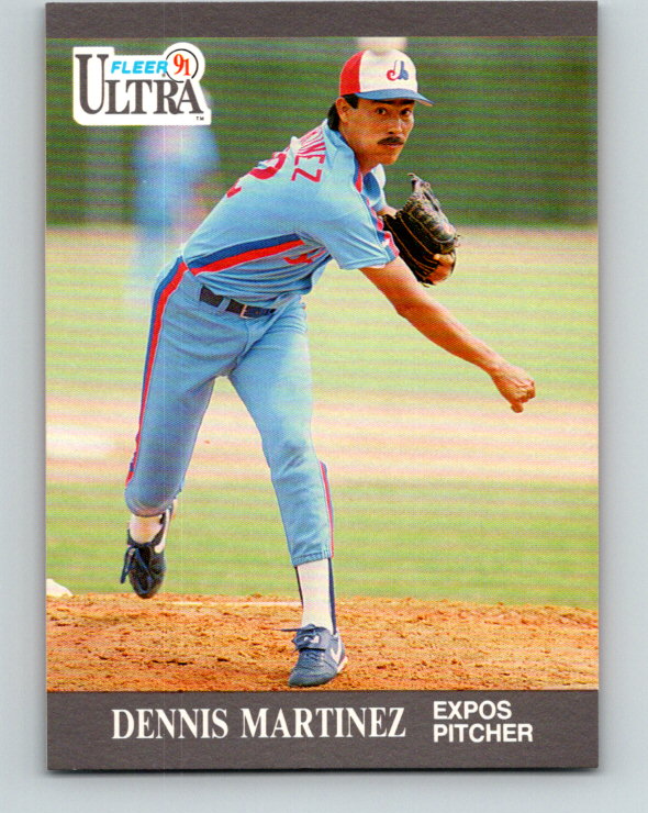 1991 Ultra #206 Dennis Martinez Mint Montreal Expos