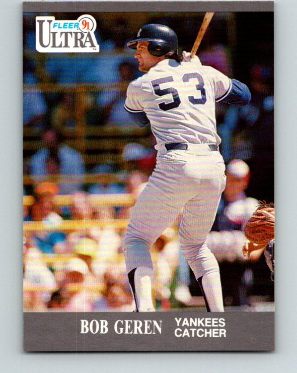 1991 Ultra #231 Bob Geren Mint New York Yankees