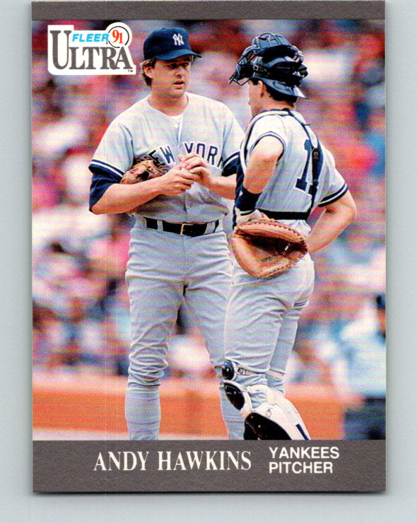 1991 Ultra #234 Andy Hawkins UER Mint New York Yankees