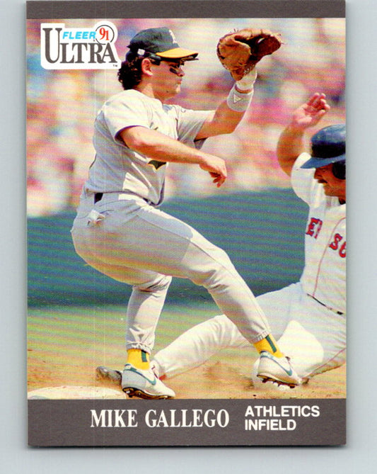 1991 Ultra #246 Mike Gallego Mint Oakland Athletics