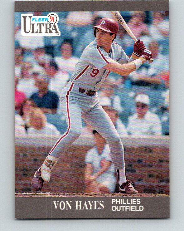 1991 Ultra #264 Von Hayes Mint Philadelphia Phillies
