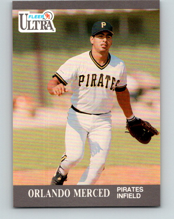 1991 Ultra #284 Orlando Merced Mint RC Rookie Pittsburgh Pirates