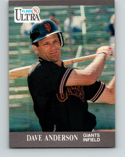 1991 Ultra #314 Dave Anderson Mint San Francisco Giants