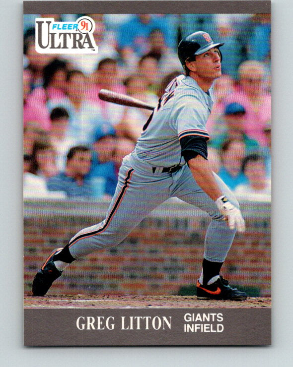 1991 Ultra #324 Greg Litton Mint San Francisco Giants