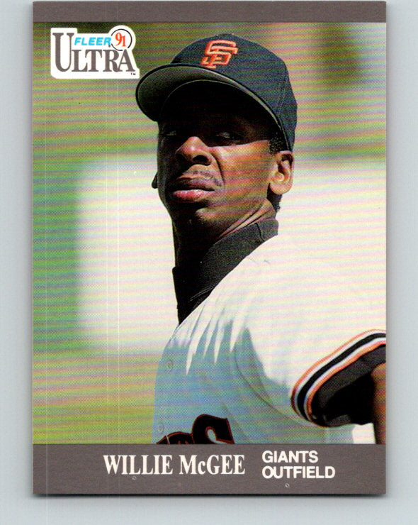 1991 Ultra #325 Willie McGee Mint San Francisco Giants