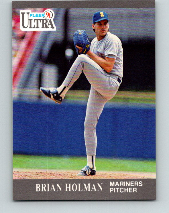 1991 Ultra #338 Brian Holman Mint Seattle Mariners