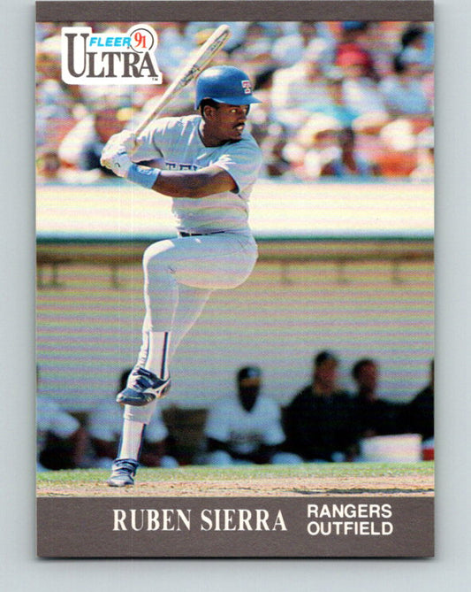 1991 Ultra #356 Ruben Sierra Mint Texas Rangers