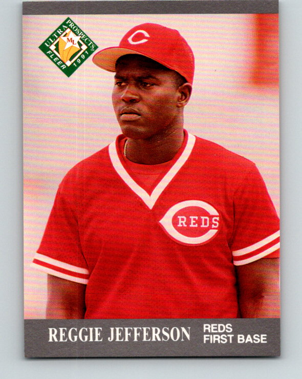 1991 Ultra #379 Reggie Jefferson MLP Mint Cincinnati Reds