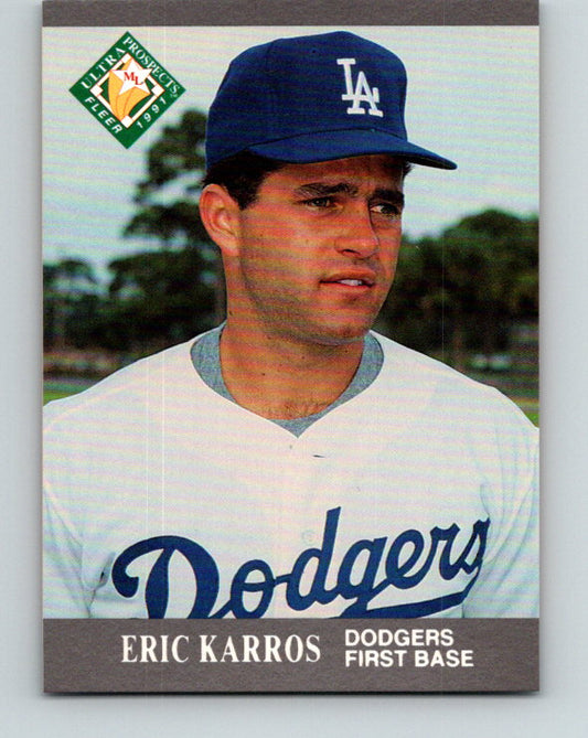 1991 Ultra #380 Eric Karros MLP Mint RC Rookie Los Angeles Dodgers