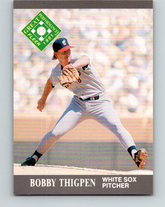 1991 Ultra #396 Bobby Thigpen EP Mint Chicago White Sox