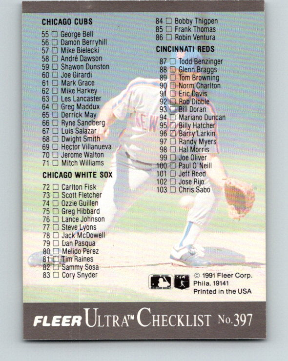 1991 Ultra #397 Gregg Jefferies Mint New York Mets