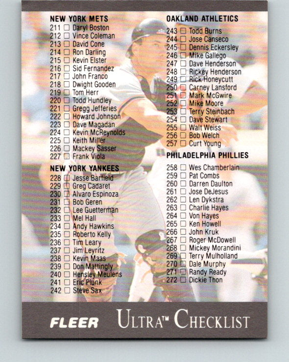 1991 Ultra #399 Terry Kennedy Mint San Francisco Giants