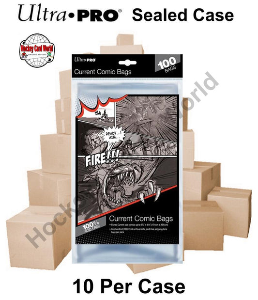 Ultra Pro Current Comic Book Bags - Case of 10 Packs - 1000 Bags