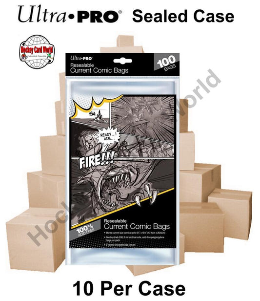 Ultra Pro Current Comic Book Reseal Bags - Case of 10 Packs - 1000 Bags