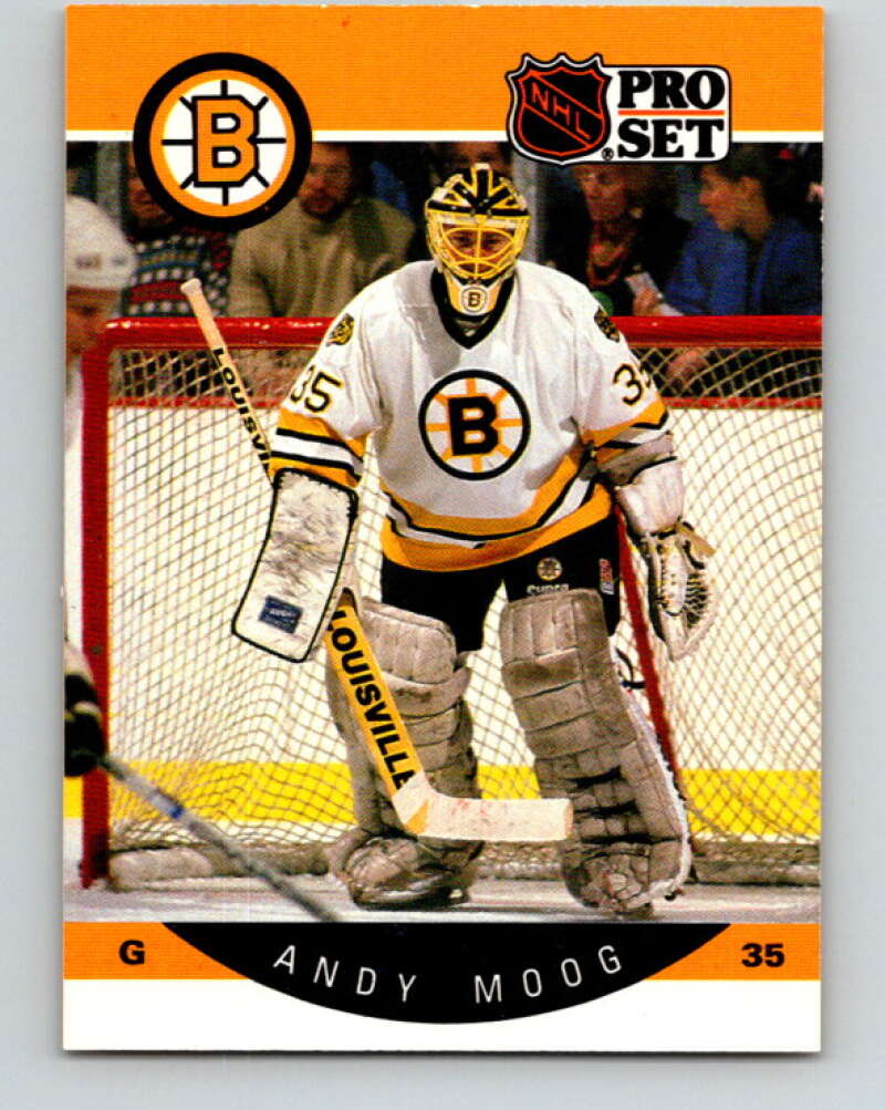 1990-91 Pro Set #10 Andy Moog Mint Boston Bruins