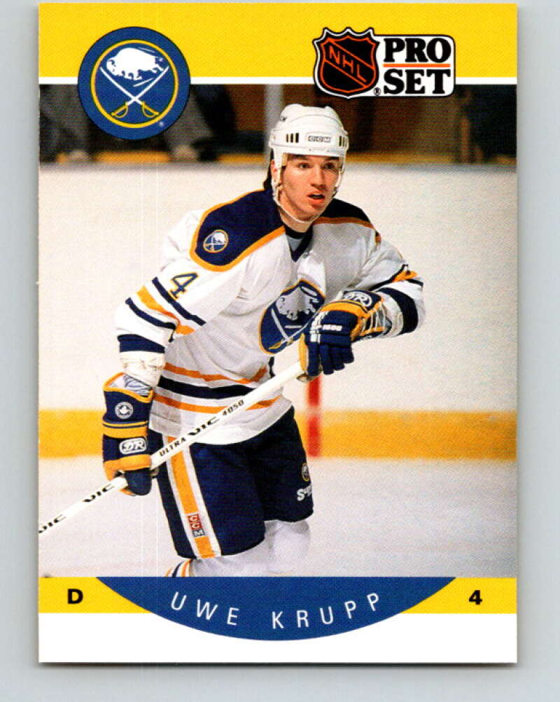 1990-91 Pro Set #23 Uwe Krupp Mint Buffalo Sabres