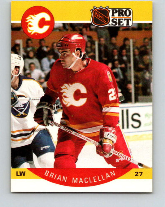 1990-91 Pro Set #36 Brian MacLellan Mint Calgary Flames