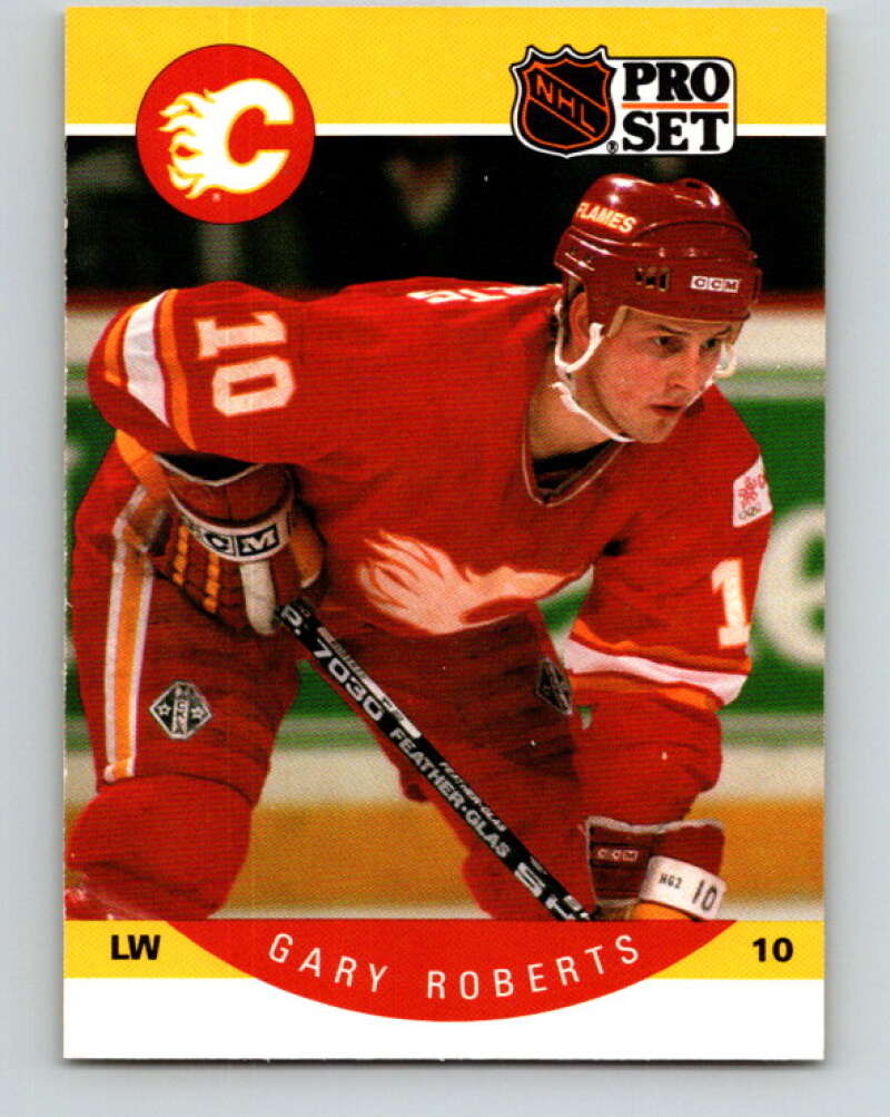 1990-91 Pro Set #45 Gary Roberts Mint Calgary Flames