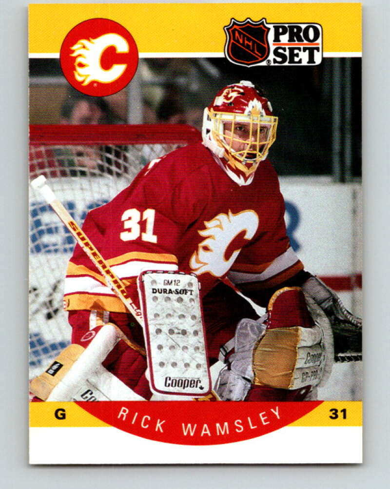 1990-91 Pro Set #48 Rick Wamsley Mint Calgary Flames