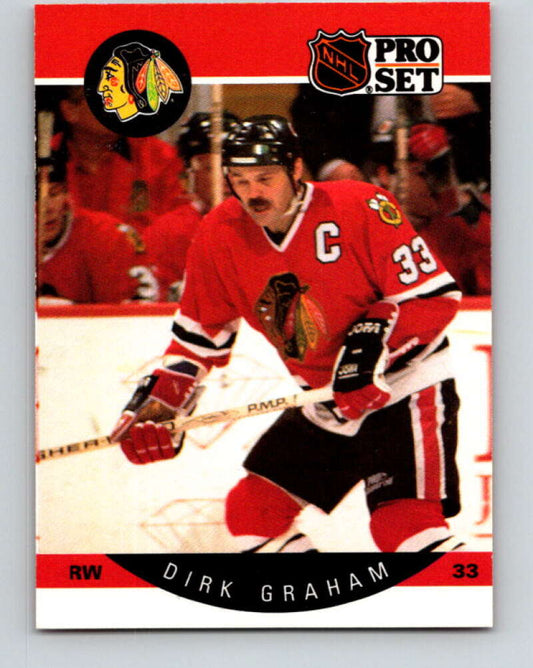 1990-91 Pro Set #51 Dirk Graham Mint Chicago Blackhawks