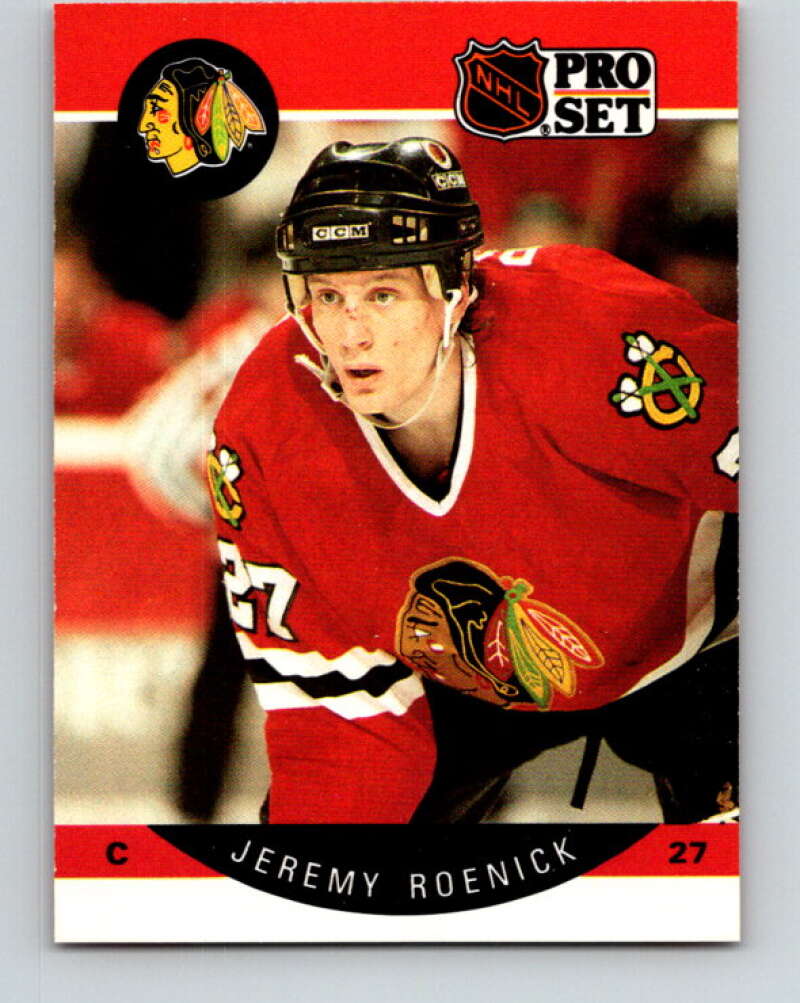1990-91 Pro Set #58 Jeremy Roenick Mint RC Rookie Chicago Blackhawks