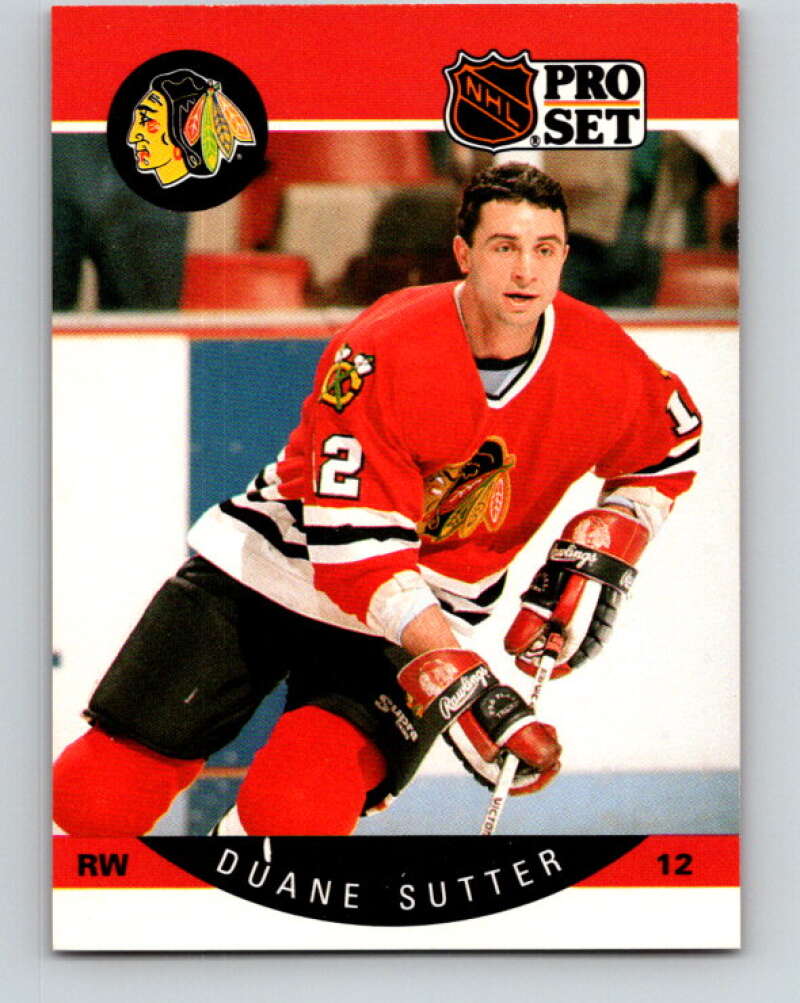 1990-91 Pro Set #61 Duane Sutter Mint Chicago Blackhawks