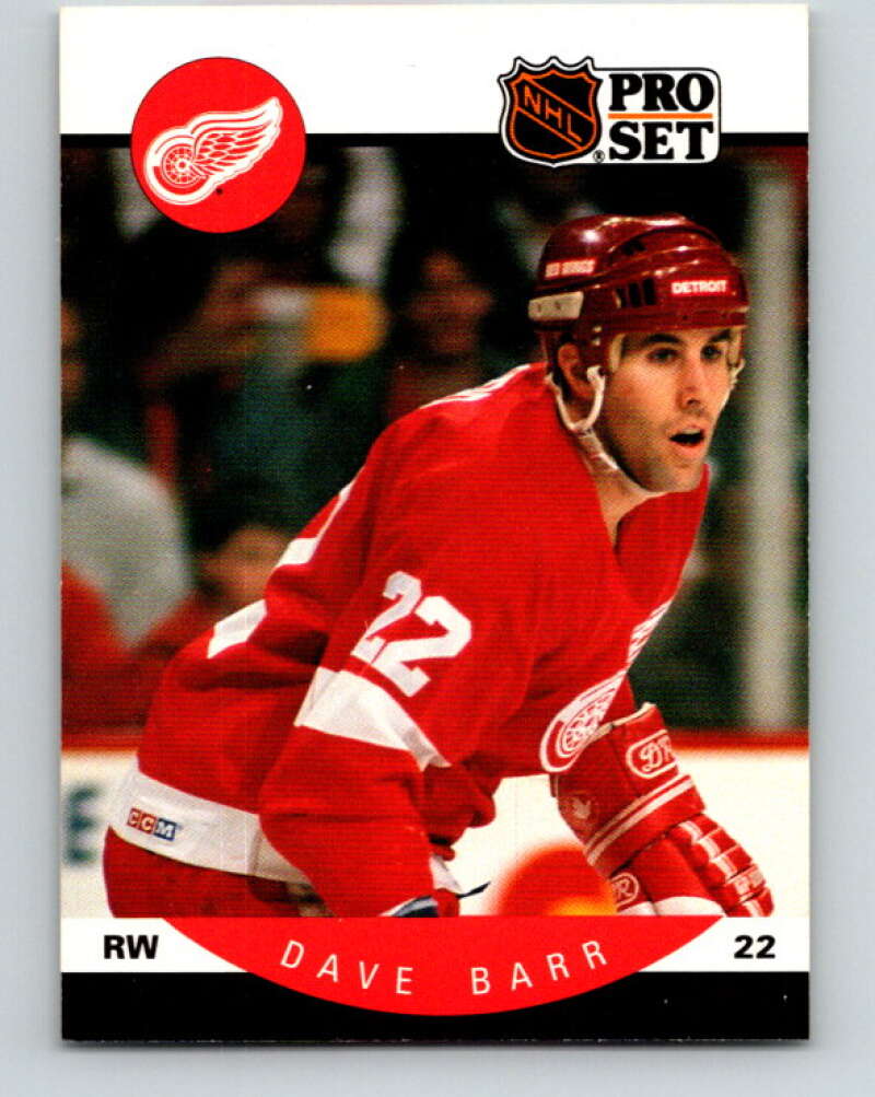 1990-91 Pro Set #65 Dave Barr Mint Detroit Red Wings