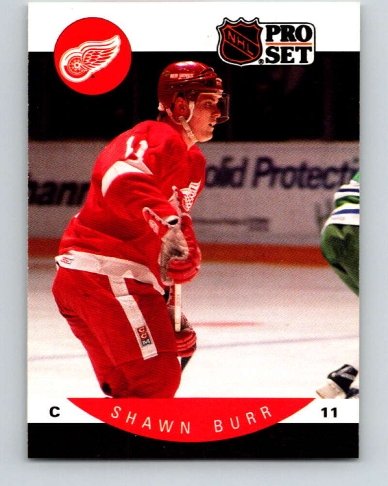 1990-91 Pro Set #66 Shawn Burr Mint Detroit Red Wings