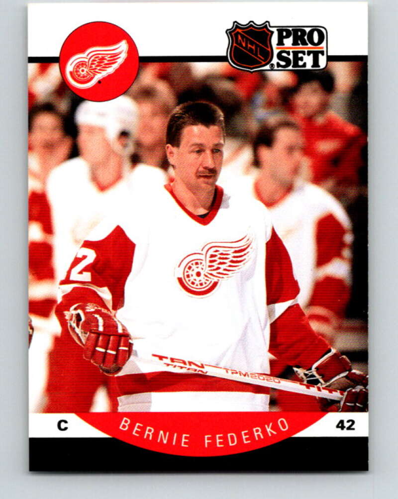 1990-91 Pro Set #70 Bernie Federko Mint Detroit Red Wings
