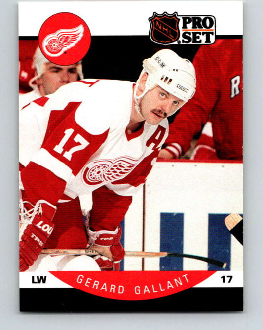 1990-91 Pro Set #71 Gerard Gallant Mint Detroit Red Wings