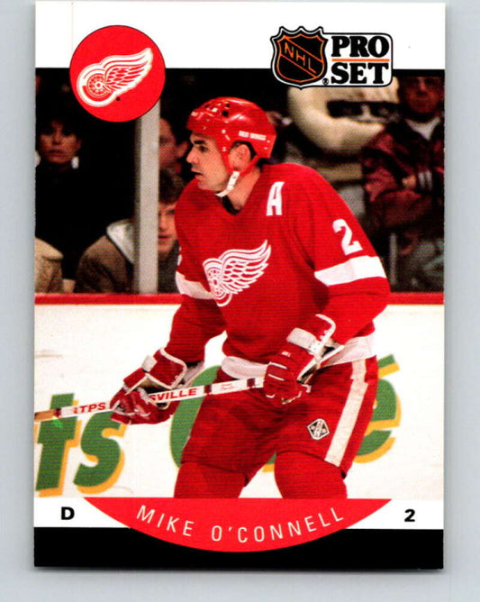 1990-91 Pro Set #75 Mike O'Connell Mint Detroit Red Wings