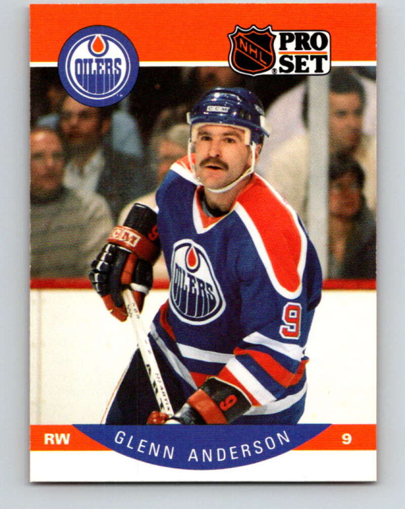 1990-91 Pro Set #81 Glenn Anderson Mint Edmonton Oilers