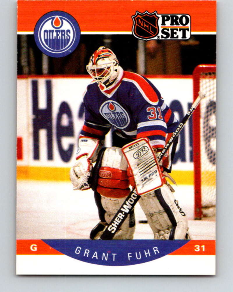 1990-91 Pro Set #82 Grant Fuhr Mint Edmonton Oilers