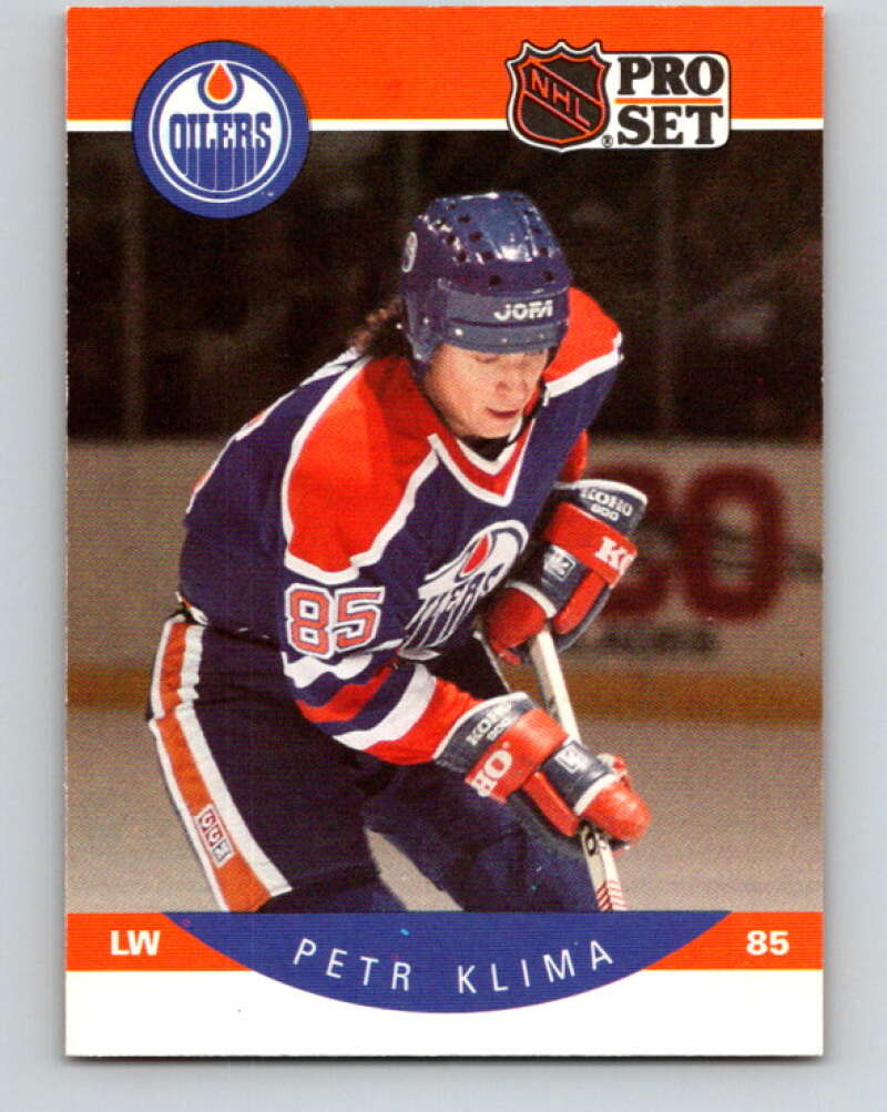 1990-91 Pro Set #86 Petr Klima Mint Edmonton Oilers