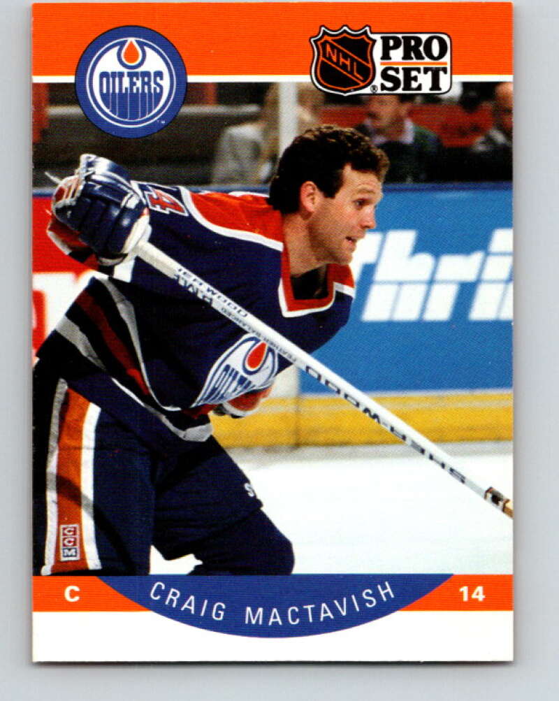 1990-91 Pro Set #90 Craig MacTavish Mint Edmonton Oilers
