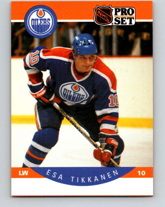 1990-91 Pro Set #97 Esa Tikkanen Mint Edmonton Oilers