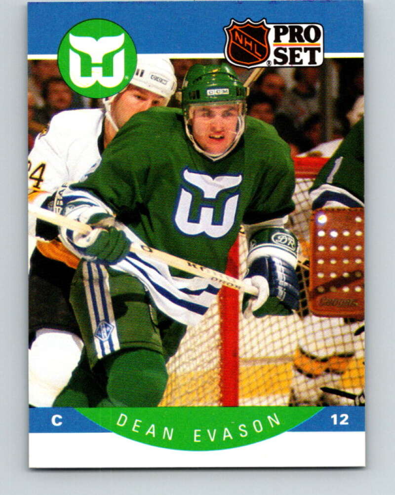 1990-91 Pro Set #103 Dean Evason Mint Hartford Whalers
